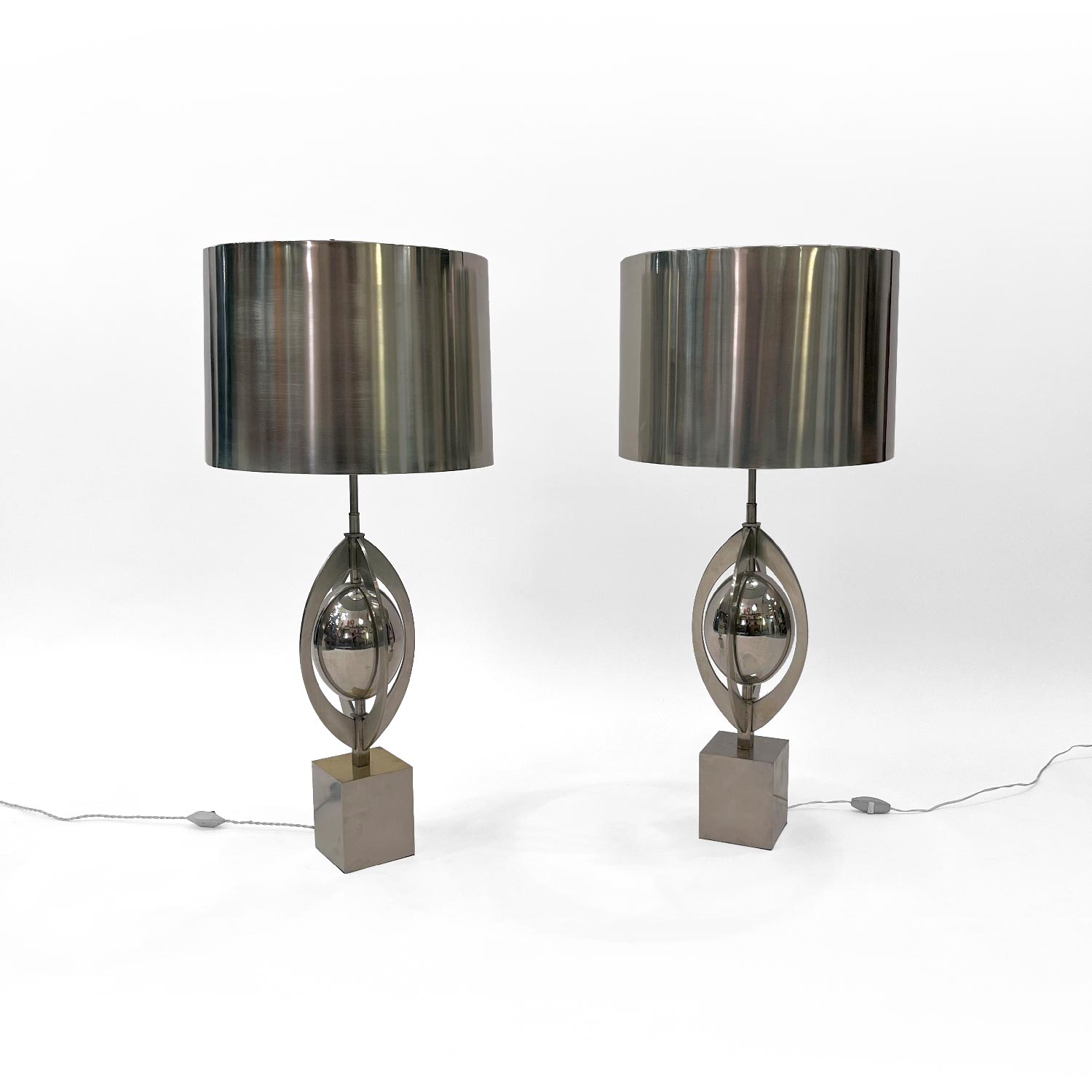 Paire de lampe de table "Ogive" 1970