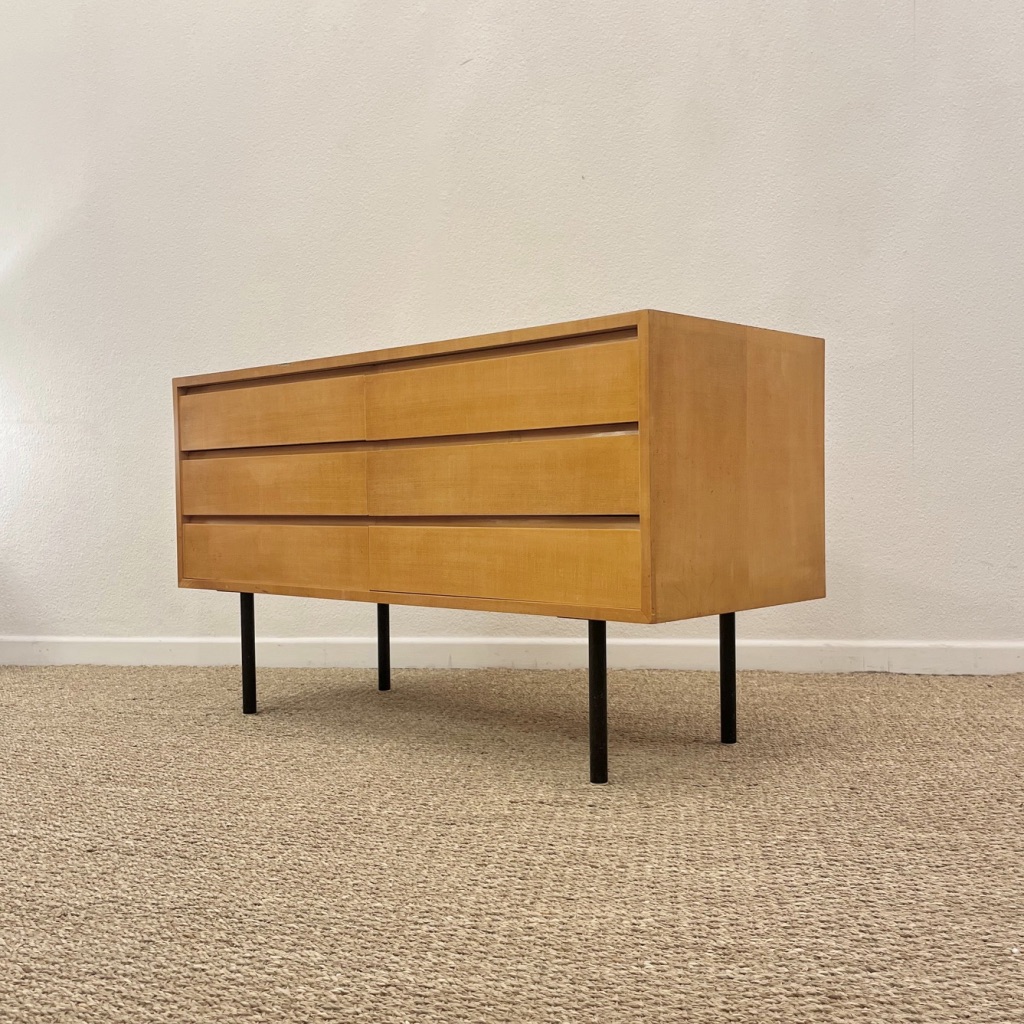 Commode 6 tiroirs 1950s