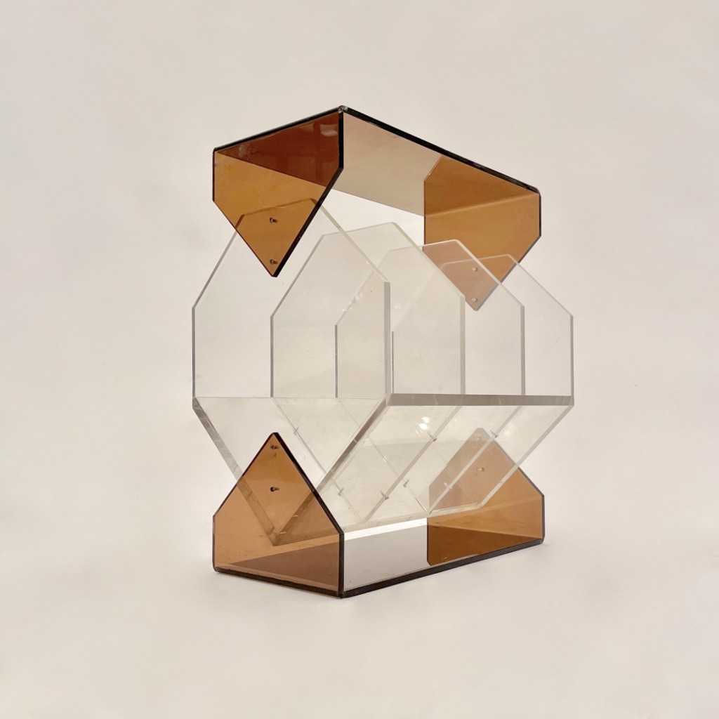 Porte magazines plexiglas 1970s